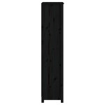 vidaXL Bibliotecă, negru, 50x35x154 cm, lemn masiv de pin vidaXL Bibliotecă, negru, 50x35x154 cm, lemn masiv de pin