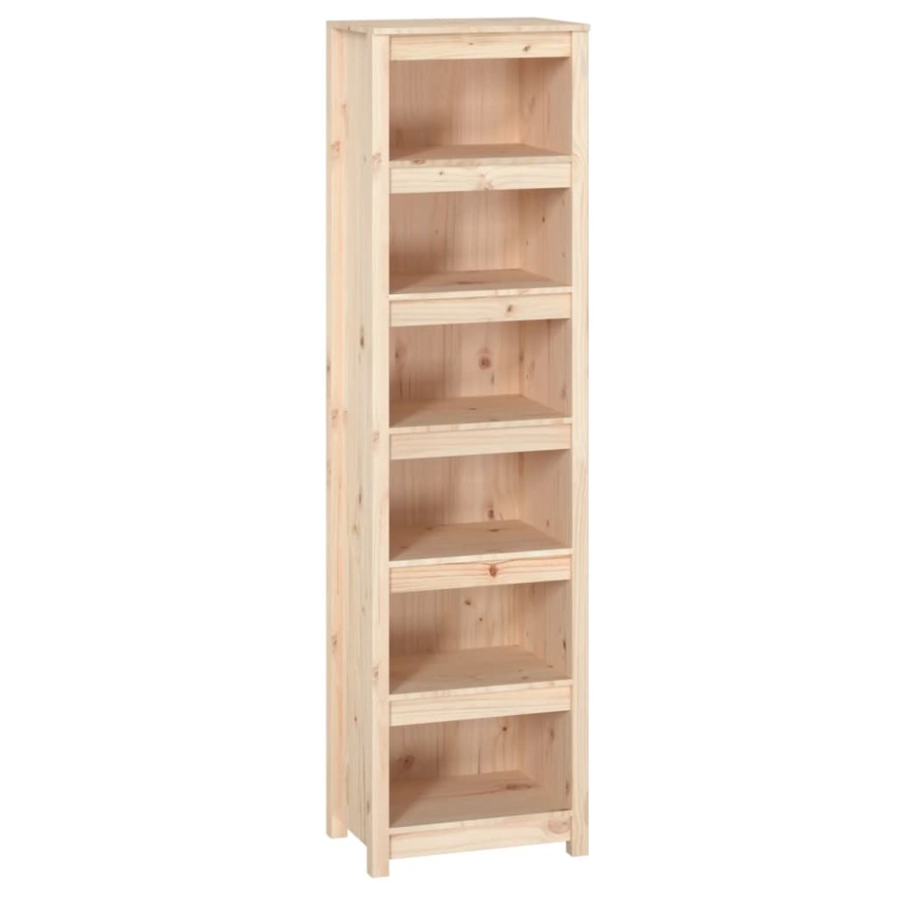 vidaXL Bibliotecă, 50x35x183 cm, lemn masiv de pin