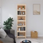 vidaXL Bibliotecă, 50x35x183 cm, lemn masiv de pin vidaXL Bibliotecă, 50x35x183 cm, lemn masiv de pin