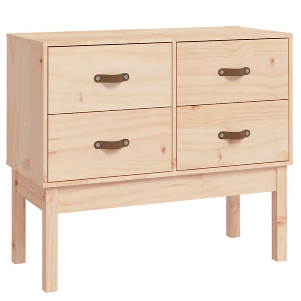 vidaXL Dulap consolă, 90x40x78 cm, lemn masiv de pin