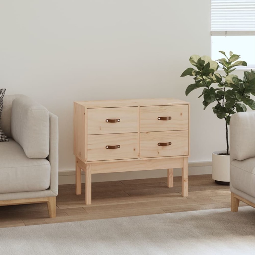 vidaXL Dulap consolă, 90x40x78 cm, lemn masiv de pin