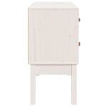 vidaXL Dulap consolă, Alb, 90x40x78 cm, lemn masiv de pin vidaXL Dulap consolă, Alb, 90x40x78 cm, lemn masiv de pin