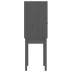 vidaXL Dulap înalt, gri, 60x40x120 cm, lemn masiv de pin vidaXL Dulap înalt, gri, 60x40x120 cm, lemn masiv de pin