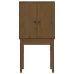 vidaXL Dulap înalt, maro miere, 60x40x120 cm, lemn masiv de pin