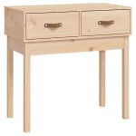 vidaXL Masă consolă, 76,5x40x75 cm, lemn masiv de pin vidaXL Masă consolă, 76,5x40x75 cm, lemn masiv de pin
