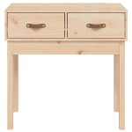 vidaXL Masă consolă, 76,5x40x75 cm, lemn masiv de pin vidaXL Masă consolă, 76,5x40x75 cm, lemn masiv de pin
