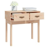 vidaXL Masă consolă, 76,5x40x75 cm, lemn masiv de pin vidaXL Masă consolă, 76,5x40x75 cm, lemn masiv de pin