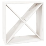 vidaXL Dulap de vinuri, alb, 62x25x62 cm, lemn masiv de pin vidaXL Dulap de vinuri, alb, 62x25x62 cm, lemn masiv de pin