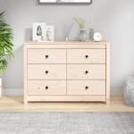 vidaXL Dulap lateral, 100x40x72 cm, lemn masiv de pin vidaXL Dulap lateral, 100x40x72 cm, lemn masiv de pin