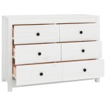 vidaXL Dulap lateral, alb, 100x40x72 cm, lemn masiv de pin