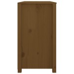 vidaXL Dulap lateral, maro miere, 100x40x72 cm, lemn masiv de pin