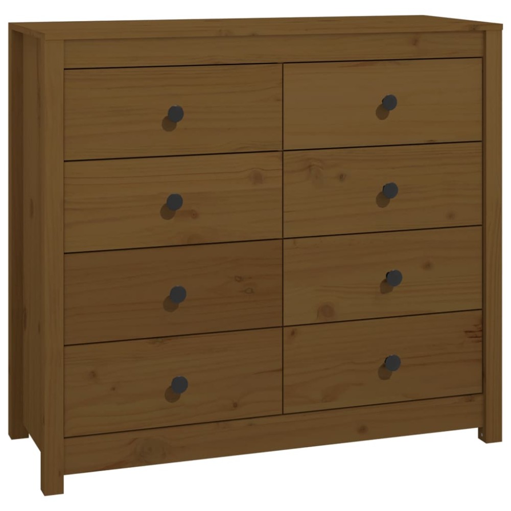 vidaXL Dulap lateral, maro miere, 100x40x90 cm, lemn masiv de pin