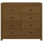 vidaXL Dulap lateral, maro miere, 100x40x90 cm, lemn masiv de pin