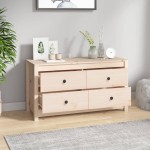 vidaXL Dulap lateral, 100x40x54 cm, lemn masiv de pin vidaXL Dulap lateral, 100x40x54 cm, lemn masiv de pin