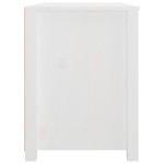 vidaXL Dulap lateral, alb, 100x40x54 cm, lemn masiv de pin