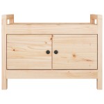 vidaXL Bancă de hol, 80x40x60 cm, lemn masiv pin vidaXL Bancă de hol, 80x40x60 cm, lemn masiv pin