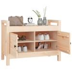 vidaXL Bancă de hol, 80x40x60 cm, lemn masiv pin vidaXL Bancă de hol, 80x40x60 cm, lemn masiv pin