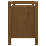 vidaXL Bancă de hol, maro miere, 80x40x60 cm, lemn masiv pin vidaXL Bancă de hol, maro miere, 80x40x60 cm, lemn masiv pin