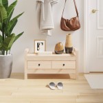 vidaXL Bancă de hol, 80x40x43 cm, lemn masiv pin vidaXL Bancă de hol, 80x40x43 cm, lemn masiv pin