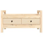 vidaXL Bancă de hol, 80x40x43 cm, lemn masiv pin vidaXL Bancă de hol, 80x40x43 cm, lemn masiv pin