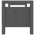 vidaXL Bancă de hol, gri, 80x40x43 cm, lemn masiv pin vidaXL Bancă de hol, gri, 80x40x43 cm, lemn masiv pin