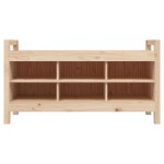 vidaXL Bancă de hol, 110x40x60 cm, lemn masiv de pin vidaXL Bancă de hol, 110x40x60 cm, lemn masiv de pin