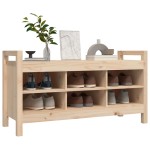 vidaXL Bancă de hol, 110x40x60 cm, lemn masiv de pin vidaXL Bancă de hol, 110x40x60 cm, lemn masiv de pin