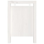 vidaXL Bancă de hol, alb, 110x40x60 cm, lemn masiv de pin vidaXL Bancă de hol, alb, 110x40x60 cm, lemn masiv de pin