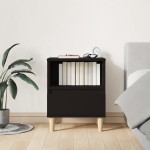 vidaXL Noptiere, negru, 40x35x50 cm vidaXL Noptiere, negru, 40x35x50 cm