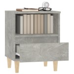 vidaXL Noptiere, gri beton, 40x35x50 cm vidaXL Noptiere, gri beton, 40x35x50 cm