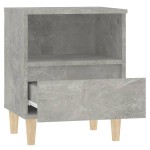 vidaXL Noptiere, gri beton, 40x35x50 cm vidaXL Noptiere, gri beton, 40x35x50 cm