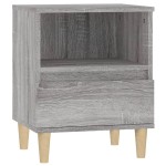 vidaXL Noptiere, 2 buc., gri sonoma, 40x35x50 cm vidaXL Noptiere, 2 buc., gri sonoma, 40x35x50 cm