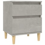 vidaXL Noptiere, gri beton, 40x35x50 cm vidaXL Noptiere, gri beton, 40x35x50 cm