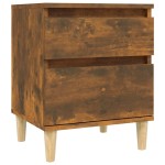 vidaXL Noptiere, 2 buc., stejar fumuriu, 40x35x50 cm vidaXL Noptiere, 2 buc., stejar fumuriu, 40x35x50 cm