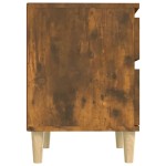 vidaXL Noptiere, 2 buc., stejar fumuriu, 40x35x50 cm vidaXL Noptiere, 2 buc., stejar fumuriu, 40x35x50 cm