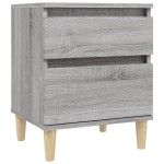 vidaXL Noptiere, 2 buc., gri sonoma, 40x35x50 cm vidaXL Noptiere, 2 buc., gri sonoma, 40x35x50 cm