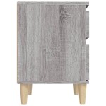 vidaXL Noptiere, 2 buc., gri sonoma, 40x35x50 cm vidaXL Noptiere, 2 buc., gri sonoma, 40x35x50 cm