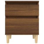 vidaXL Noptiere, 2 buc., stejar maro, 40x35x50 cm vidaXL Noptiere, 2 buc., stejar maro, 40x35x50 cm