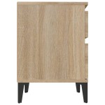 vidaXL Noptiere, 2 buc., stejar sonoma, 40x35x50 cm vidaXL Noptiere, 2 buc., stejar sonoma, 40x35x50 cm