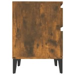 vidaXL Noptiere, 2 buc., stejar fumuriu, 40x35x50 cm vidaXL Noptiere, 2 buc., stejar fumuriu, 40x35x50 cm