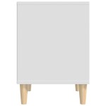 vidaXL Noptiere, 2 buc., alb, 40x35x50 cm