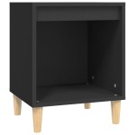 vidaXL Noptiere, 2 buc., negru, 40x35x50 cm vidaXL Noptiere, 2 buc., negru, 40x35x50 cm