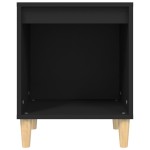vidaXL Noptiere, 2 buc., negru, 40x35x50 cm vidaXL Noptiere, 2 buc., negru, 40x35x50 cm