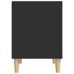 vidaXL Noptiere, 2 buc., negru, 40x35x50 cm vidaXL Noptiere, 2 buc., negru, 40x35x50 cm