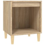 vidaXL Noptiere, 2 buc., stejar sonoma, 40x35x50 cm vidaXL Noptiere, 2 buc., stejar sonoma, 40x35x50 cm