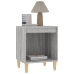 vidaXL Noptiere, 2 buc., gri sonoma, 40x35x50 cm vidaXL Noptiere, 2 buc., gri sonoma, 40x35x50 cm