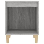 vidaXL Noptiere, 2 buc., gri sonoma, 40x35x50 cm vidaXL Noptiere, 2 buc., gri sonoma, 40x35x50 cm