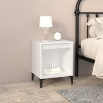 vidaXL Noptiere, alb, 40x35x50 cm vidaXL Noptiere, alb, 40x35x50 cm