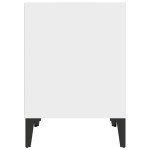 vidaXL Noptiere, alb, 40x35x50 cm vidaXL Noptiere, alb, 40x35x50 cm