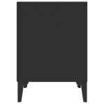 vidaXL Noptiere, negru, 40x35x50 cm vidaXL Noptiere, negru, 40x35x50 cm